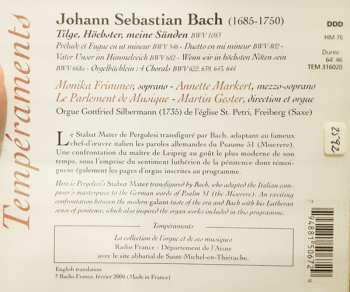CD L.P.: Tilge, Höchster, Meine Sünden D'Après Pergolesi / Stabat Mater, Œuvres Pour Orgue