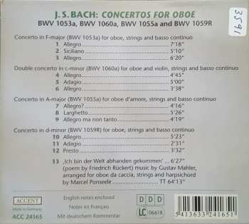 CD Johann Sebastian Bach: Oboe Concertos