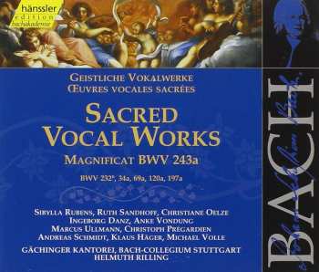 2CD Johann Sebastian Bach: Sacred Vocal Works (Magnificat BWV 243a, BWV 232, 34a, 69a, 120a, 197a)