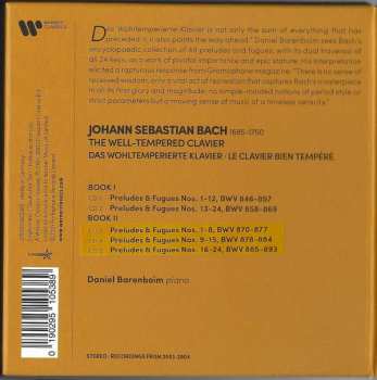 5CD/Zestaw pudełkowy Johann Sebastian Bach: The Well-Tempered Clavier = Das Wohltemperierte Clavier = Le Clavier Bien Tempéré