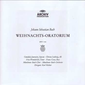 3LP/Zestaw pudełkowy Johann Sebastian Bach: Weihnachtsoratorium BWV 248