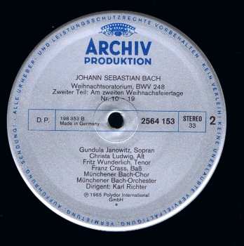 3LP/Zestaw pudełkowy Johann Sebastian Bach: Weihnachtsoratorium BWV 248