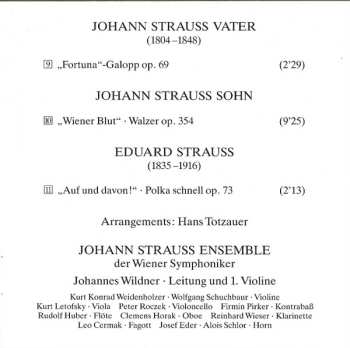 CD Johann Strauss Jr.: Soirée Dansante