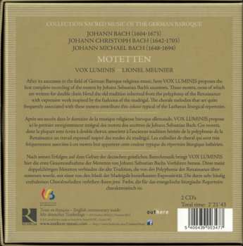 2CD/Zestaw pudełkowy Johann Christoph Bach: Bach Motetten