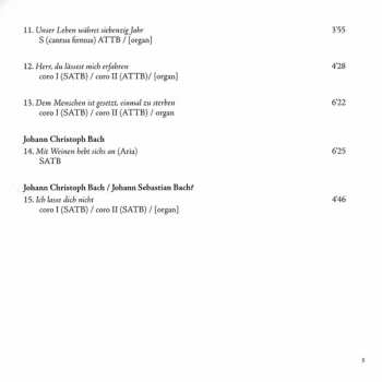 2CD/Zestaw pudełkowy Johann Christoph Bach: Bach Motetten