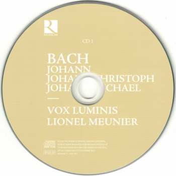 2CD/Zestaw pudełkowy Johann Christoph Bach: Bach Motetten