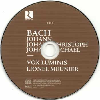 2CD/Zestaw pudełkowy Johann Christoph Bach: Bach Motetten