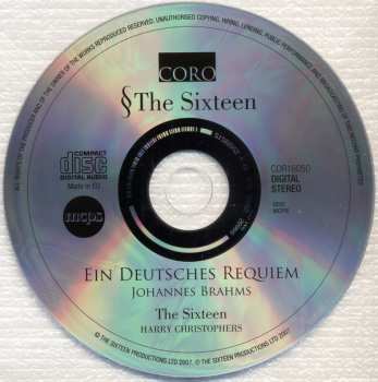 CD Johannes Brahms: Ein Deutsches Requiem