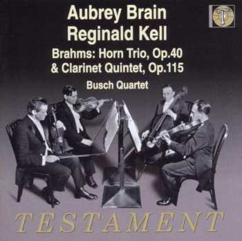 CD Johannes Brahms: Horn Trio Op.40 & Clarinet Quintet Op.115
