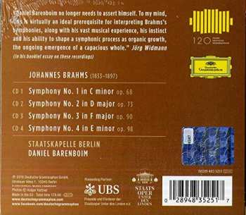 4CD/Zestaw pudełkowy Johannes Brahms: The Symphonies