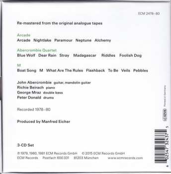 3CD/Zestaw pudełkowy Richard Beirach: The First Quartet