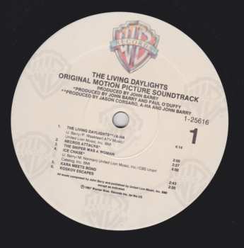 LP John Barry: The Living Daylights (Original Motion Picture Soundtrack)