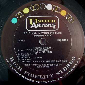 LP John Barry: Thunderball (Original Motion Picture Soundtrack)