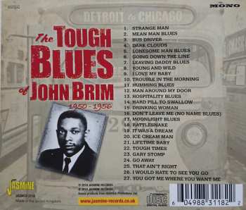 CD John Brim: The Tough Blues Of John Brim 1950 - 1956