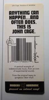 LP John Cage: Variations IV CLR