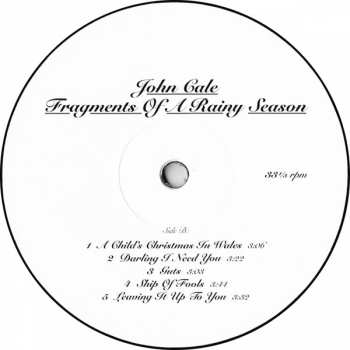2LP John Cale: Fragments Of A Rainy Season