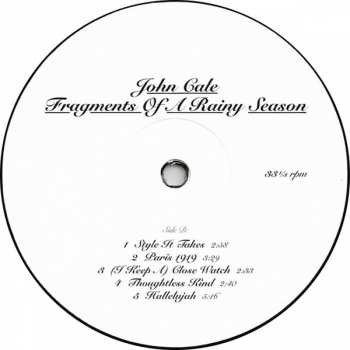 2LP John Cale: Fragments Of A Rainy Season