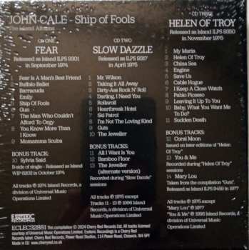 3CD/Zestaw pudełkowy John Cale: Ship Of Fools (The Island Albums)