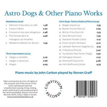 CD John Carbon: Astro Dogs & Other Piano Works