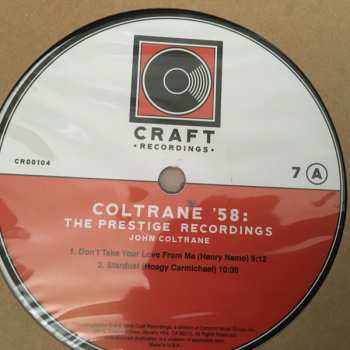 8LP/Zestaw pudełkowy John Coltrane: Coltrane '58: The Prestige Recordings