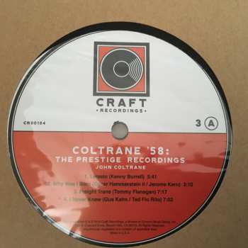 8LP/Zestaw pudełkowy John Coltrane: Coltrane '58: The Prestige Recordings