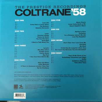 8LP/Zestaw pudełkowy John Coltrane: Coltrane '58: The Prestige Recordings