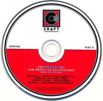 5CD/Zestaw pudełkowy John Coltrane: Coltrane '58: The Prestige Recordings