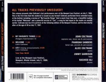 CD John Coltrane: Last Performance At Newport July 2, 1966 LTD