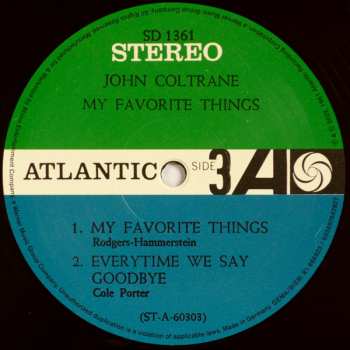 2LP John Coltrane: My Favorite Things DLX