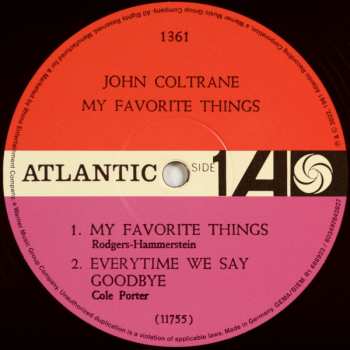 2LP John Coltrane: My Favorite Things DLX