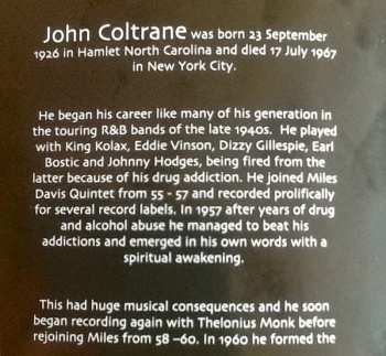 CD John Coltrane: My Favourite Songs