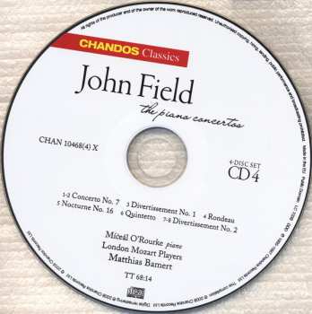 4CD/Zestaw pudełkowy John Field: The Piano Concertos