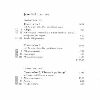 4CD/Zestaw pudełkowy John Field: The Piano Concertos