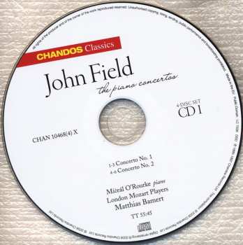 4CD/Zestaw pudełkowy John Field: The Piano Concertos