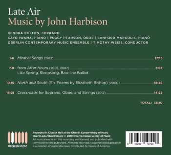 CD John Harbison: Late Air