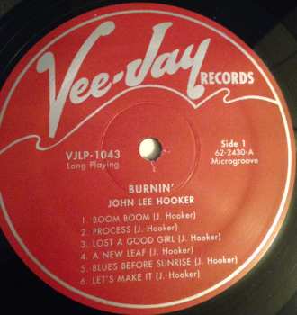 LP John Lee Hooker: Burnin'