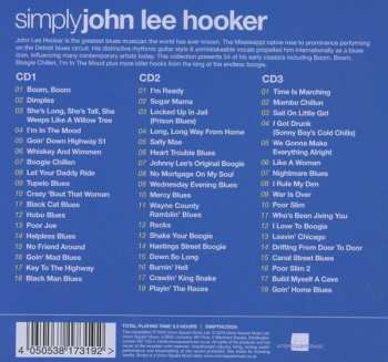 3CD/Zestaw pudełkowy John Lee Hooker: Simply John Lee Hooker (3CDs From The King Of The Blues)