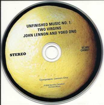 CD John Lennon & Yoko Ono: Unfinished Music No. 1: Two Virgins
