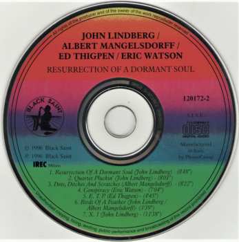 CD John Lindberg: Resurrection Of A Dormant Soul