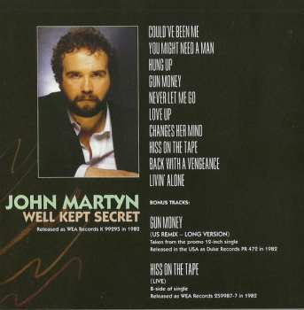 CD John Martyn: Well Kept Secret