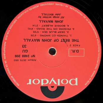 2LP John Mayall: The Best Of John Mayall