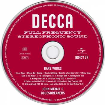 CD John Mayall & The Bluesbreakers: Bare Wires