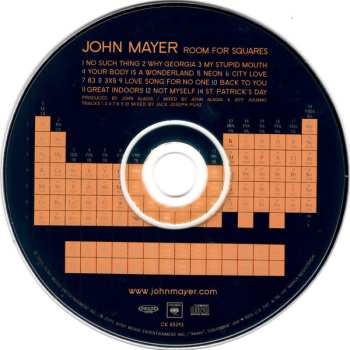 CD John Mayer: Room For Squares