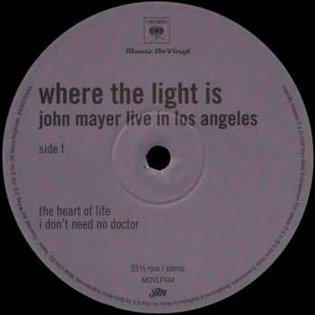 4LP/Zestaw pudełkowy John Mayer: Where The Light Is: John Mayer Live In Los Angeles