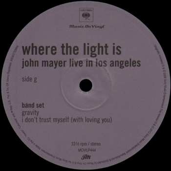 4LP/Zestaw pudełkowy John Mayer: Where The Light Is: John Mayer Live In Los Angeles