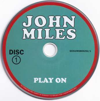 3CD/Zestaw pudełkowy John Miles: The Albums 1983-93