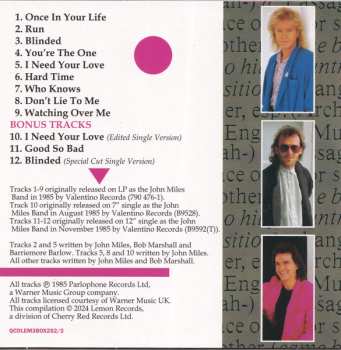 3CD/Zestaw pudełkowy John Miles: The Albums 1983-93