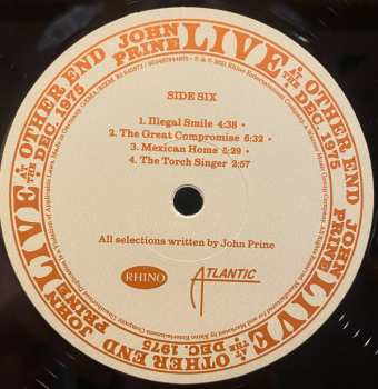 4LP/Zestaw pudełkowy John Prine: Live At The Other End Dec. 1975 LTD
