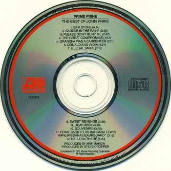 CD John Prine: Prime Prine - The Best Of John Prine