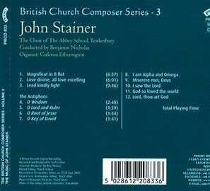 CD John Stainer: British Church Composer Series - 3